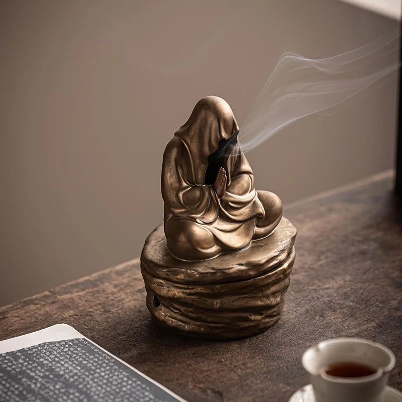 Keramik -Buddha -Meditationsbrenner