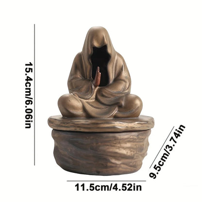 Keramik -Buddha -Meditationsbrenner